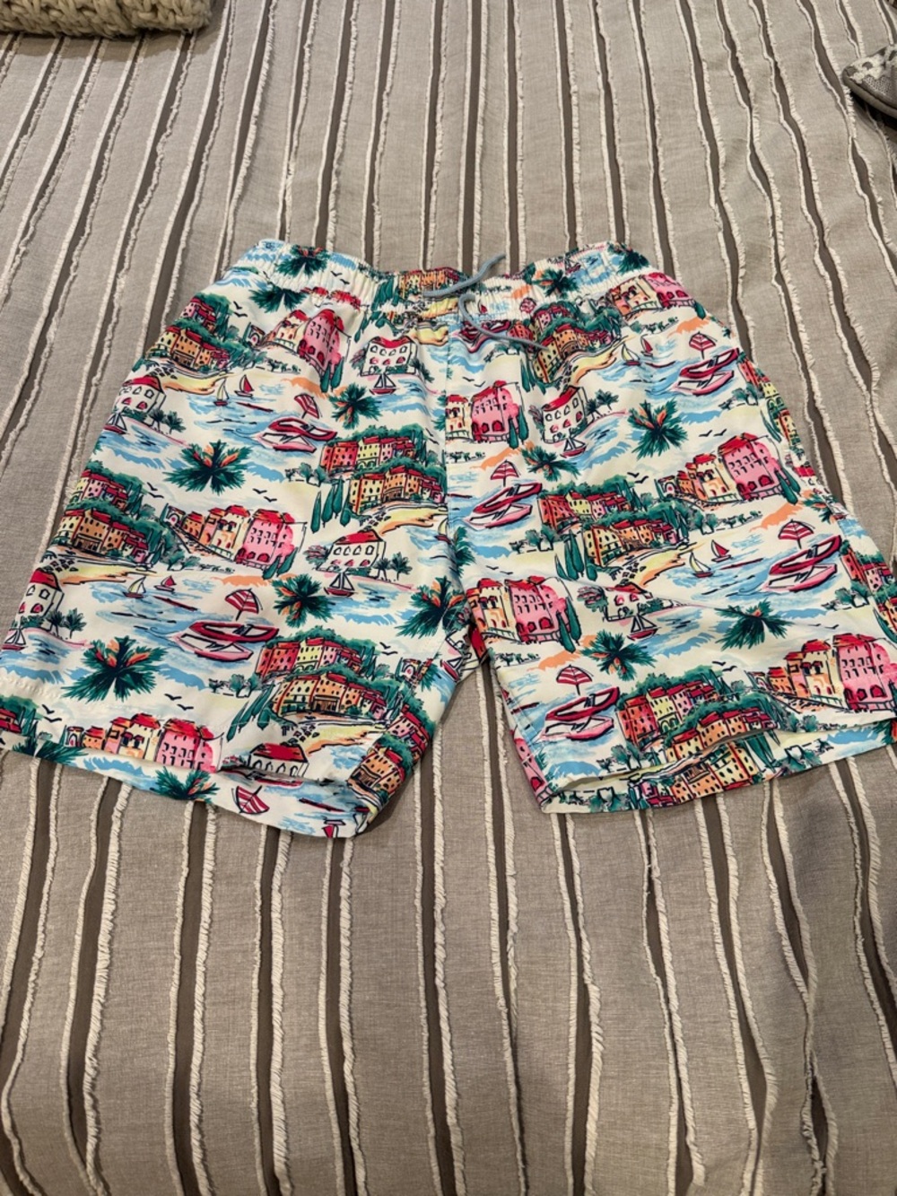 Boys SZ 16 JCREW CREWCUTS Tropical Print Swim Shorts